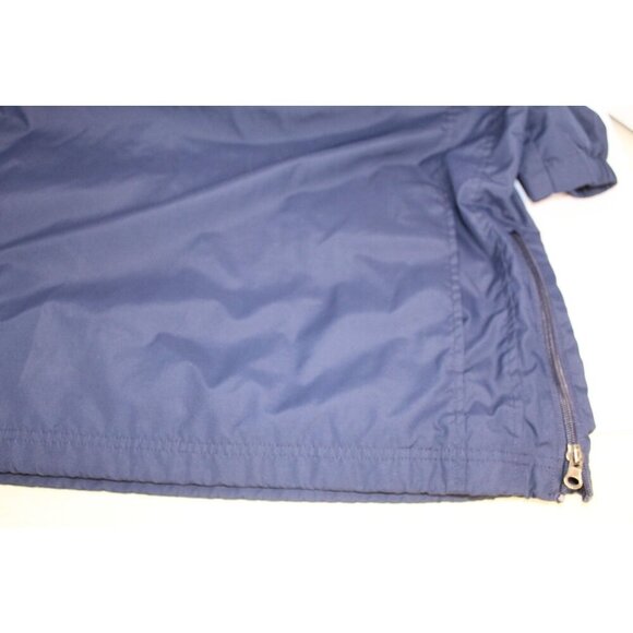 Sports -Tech Budweiser Windbreaker Mens M Navy Jacket Pullover Blue LinedCasual - Picture 7 of 16